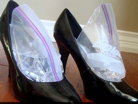 Tight Heels? Use Ice Bags