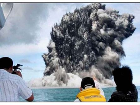 Undersea Volcano in Tonga, Polynesia