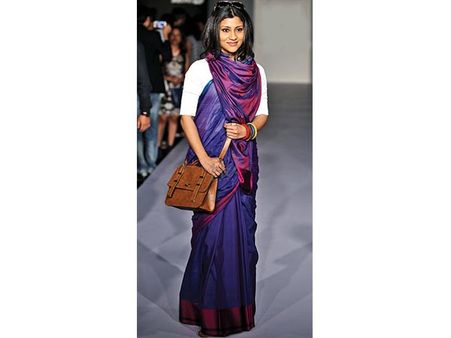 Purple Cotton Saree Purple Cotton Saree