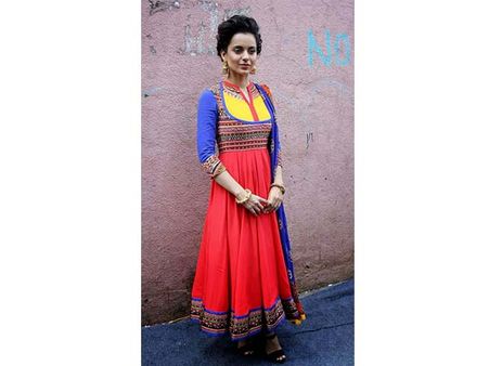 Kangana Ranaut In Traditional Kurti