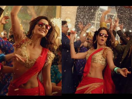 Red & Gold Combo For A Saree