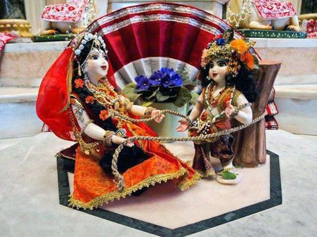 Little Krishna and Yashoda