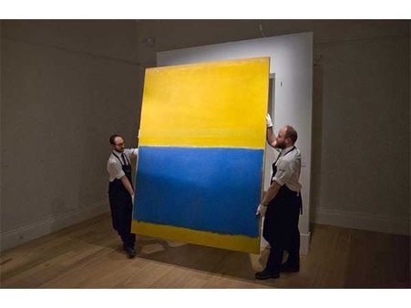Yellow and Blue by Mark Rothko