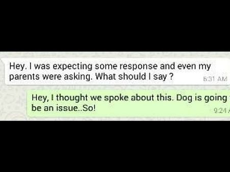 He Asked Her Final Decision