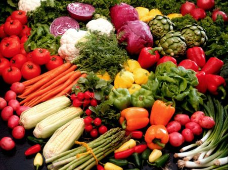 7. Put more vegetables in front of the eyes: 