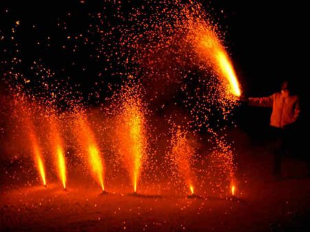 2. Avoid Contact With Fireworks: