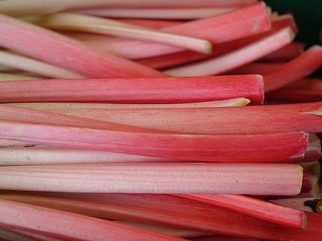 4. Rhubarb: 