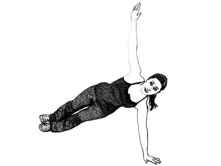 4. Push-Up Side Plank: