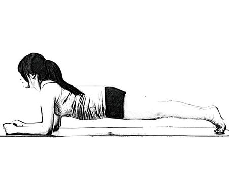 8. Dolphin Plank: