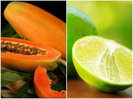 1. Papaya With Lemon: