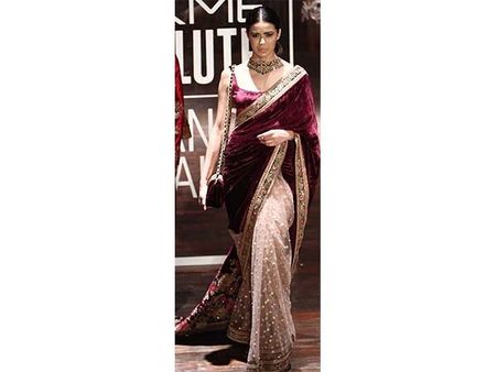 The Velvet Saree