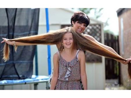 This Girl Plans To Donate Her Hair to A Charity!