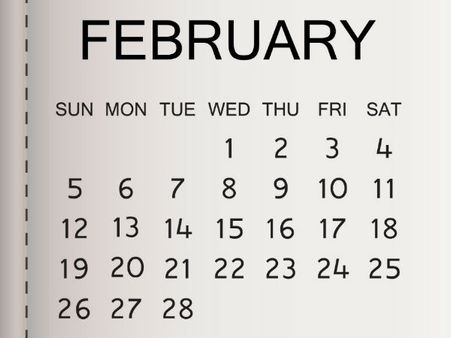 February Also Has One Long Weekend!