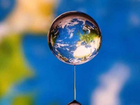 Falling Drop Of Water