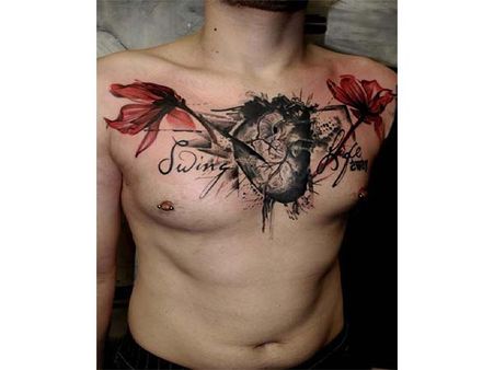 He Is Wearing His Heart On His Chest!