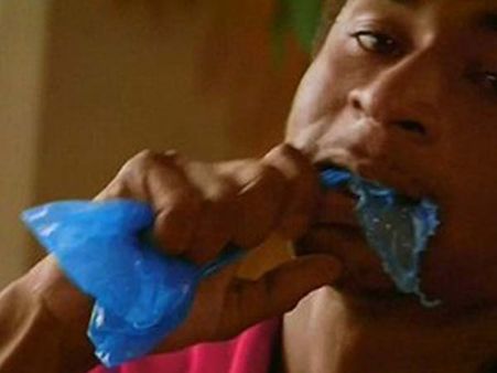 Eating Plastic Bag Eating Plastic Bag