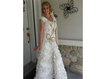 A-Line Toilet Paper Dress