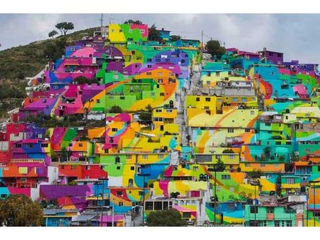 A Low Income Neighborhood Turned Into A Giant Mural A Low Income Neighborhood Turned Into A Giant Mural