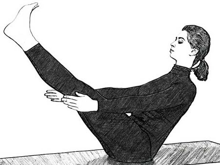 2. Naukasana (Boat Pose)