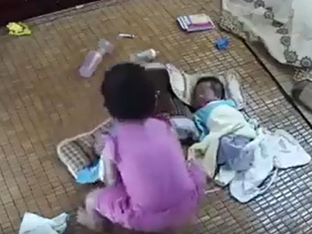 The Youngest Baby Is Seen Crying…