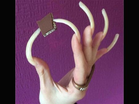 Her Nail Broke Only Once In These 3 Years…