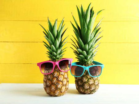 6. Pineapple Frappé: