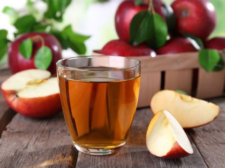 12. Apply Apple Juice And Melon Juice