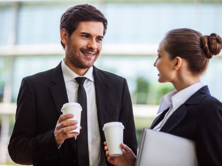 They Wait To Take Coffee Or Tea Breaks With You