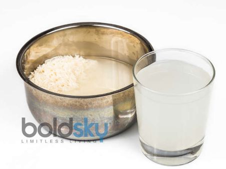 5. Rice Water: