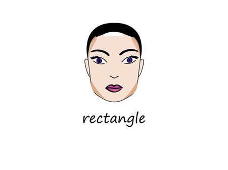 Rectangle Face Shape