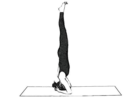 4. Head Stand (Sirsasana)