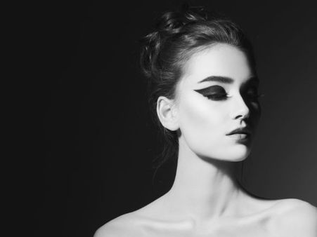 1. Use A Tape To Get A Perfect Winged Eyeliner Look