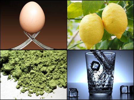 Egg, Lemon, Henna, And Water 