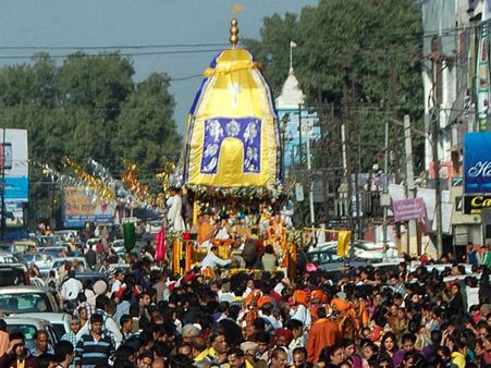 The Procession Of The Rath Yatra