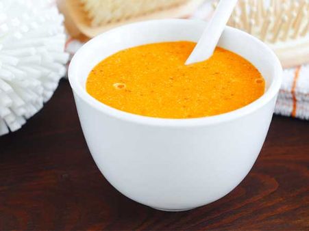 Gram Flour, Turmeric And Milk