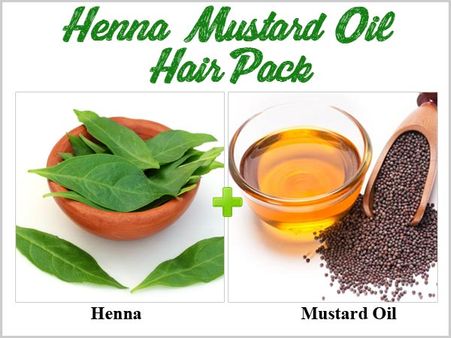 Henna Mustard Oil Hair Pack