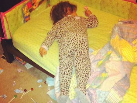 When The Kid Decides To Open All The Lollipops!