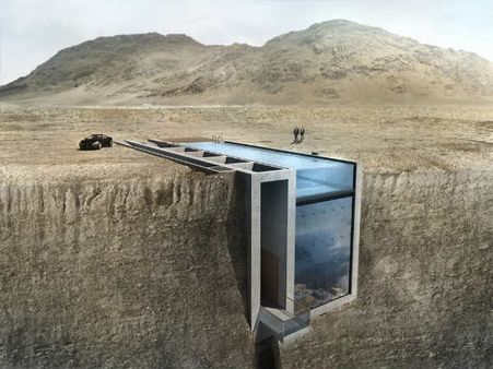 A Penthouse In A Rock In Beirut, Lebanon