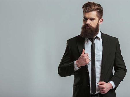 Full Beard Style, Extended From Hair Full Beard Style, Extended From Hair