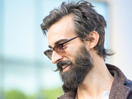 Messy Beard With An Imperial Style Moustache Messy Beard With An Imperial Style Moustache
