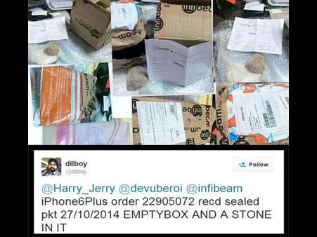 A Stone Instead Of A Smartphone!