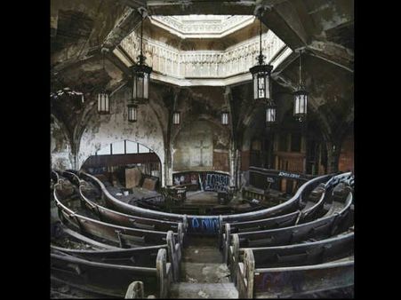 An Abandoned Church In Detroit, USA