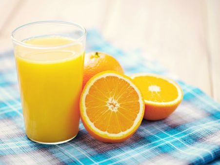 Orange Juice And Bread