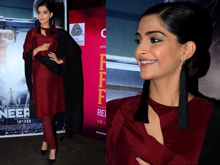 Sonam Kapoor Going Maroon