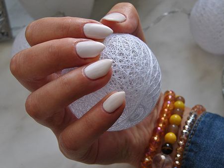 Coating Nails With White Nail Polish