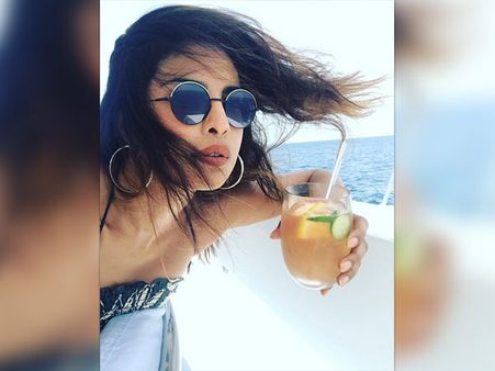 During Her Birthday Vacation