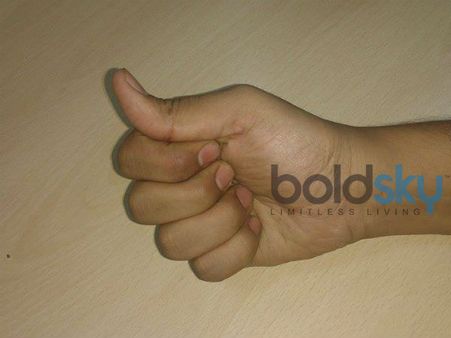 When The Thumb Is Turned Upward