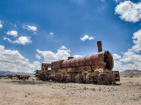 Bolivia’s Train Graveyard