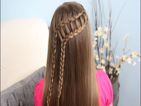 2) Waterfall Braids-