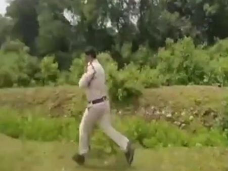 He Ran For Almost A Kilometre…